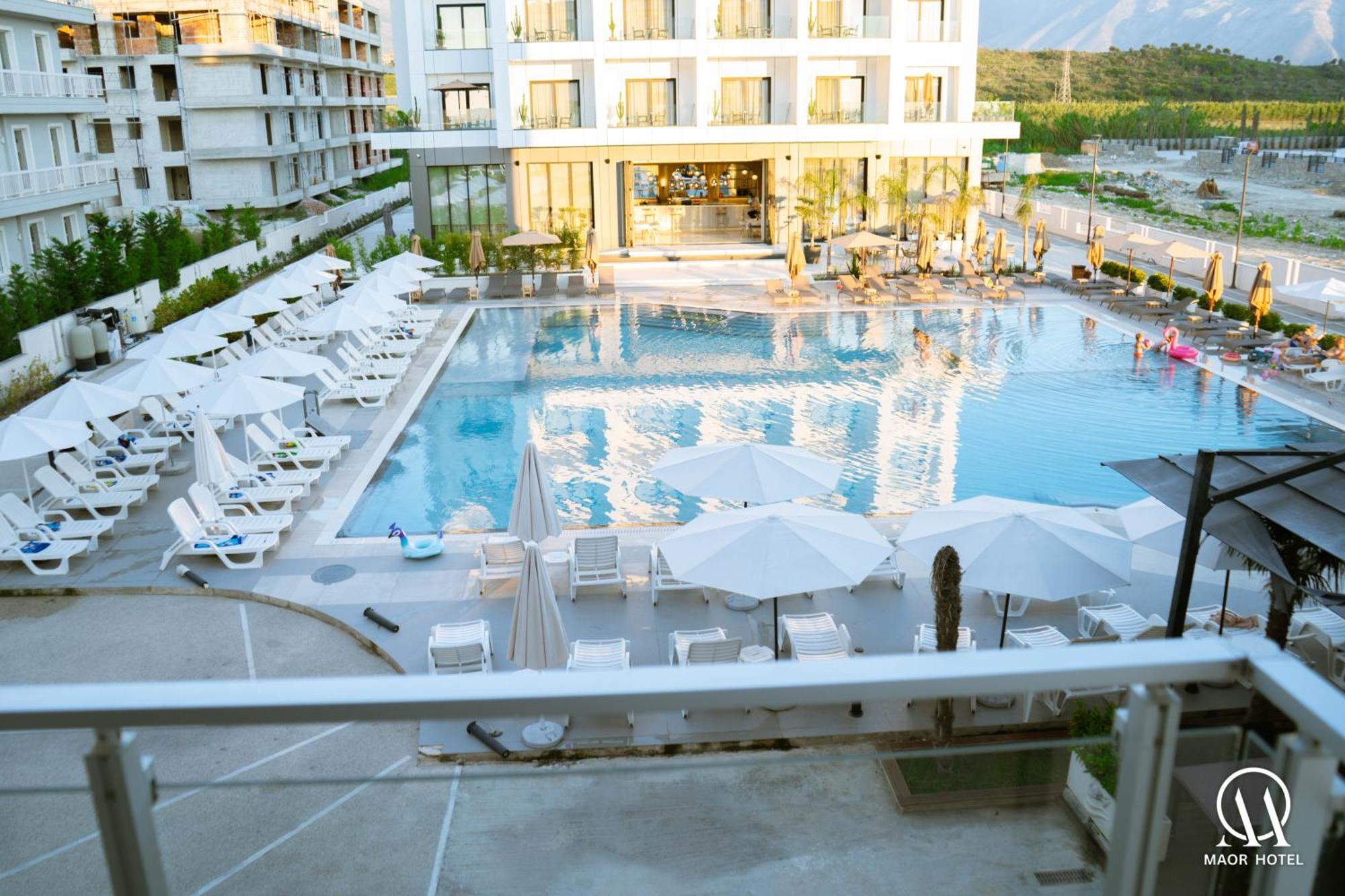 Maor Hotel Bashkia e Orikumit Exteriör bild