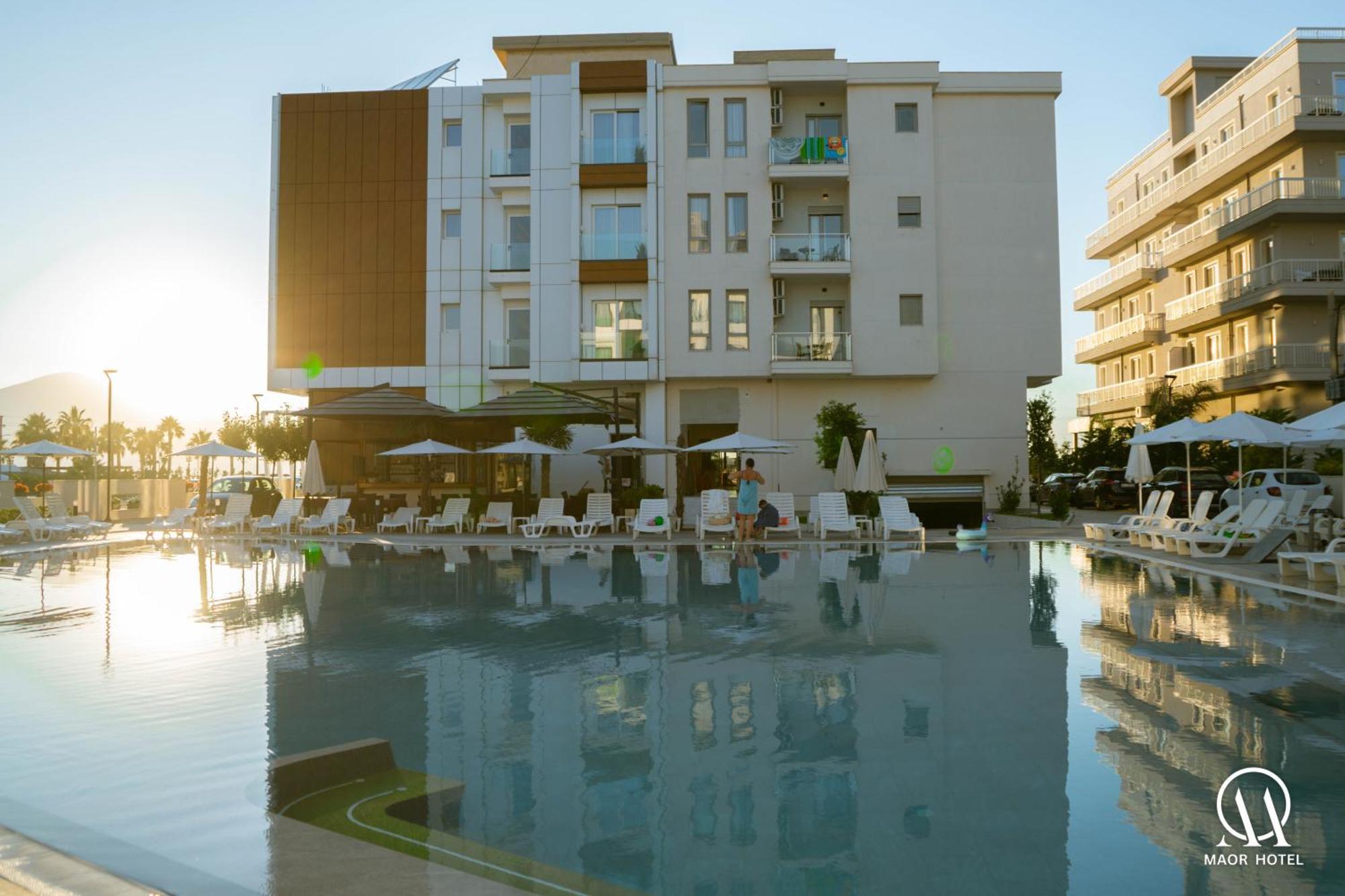 Maor Hotel Bashkia e Orikumit Exteriör bild